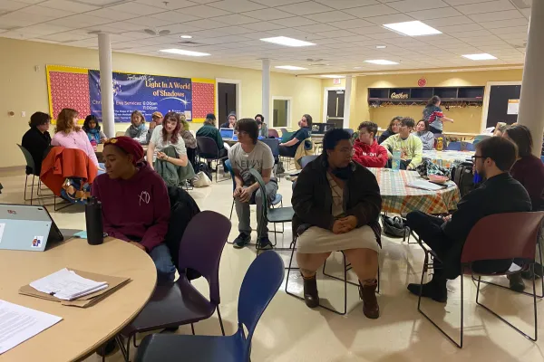 Union members meeting.