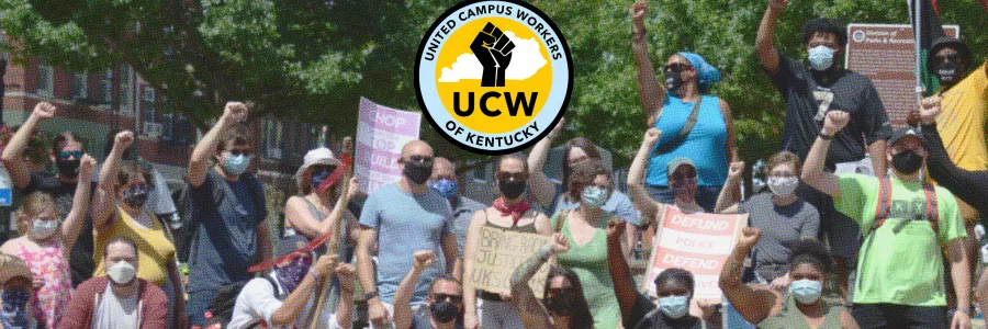 UCW KY members at a rally