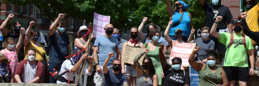 UCW KY members at a rally