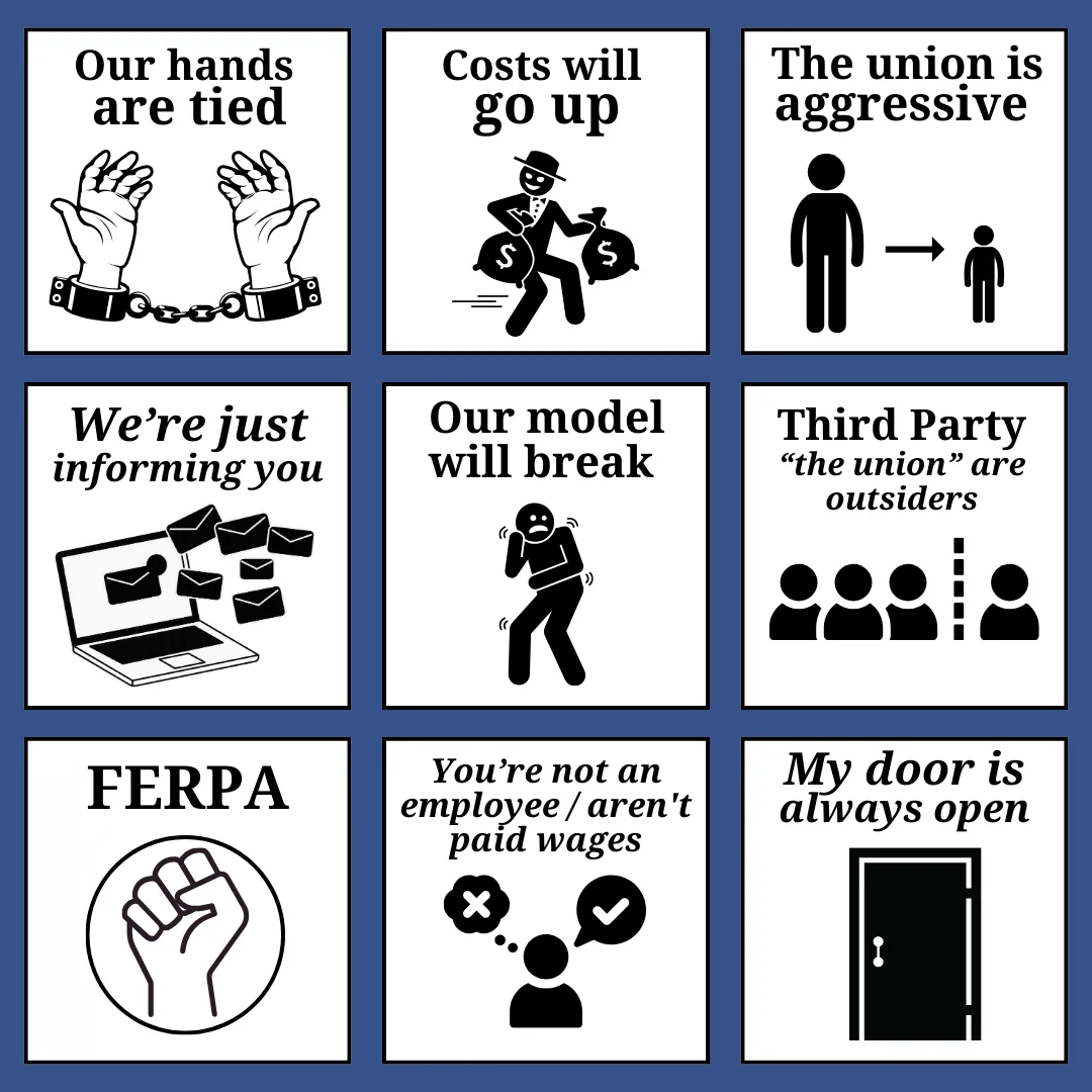 Anti-Union Bingo