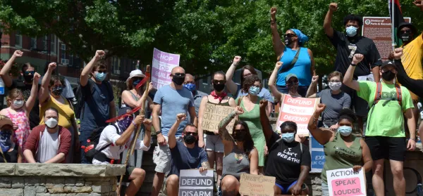 UCW KY members at a rally